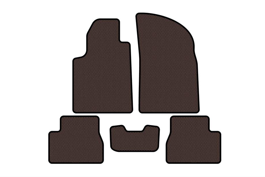 Citroen C-3 2002–2009 Gummimattor Carsuit (Brun) Foto 1