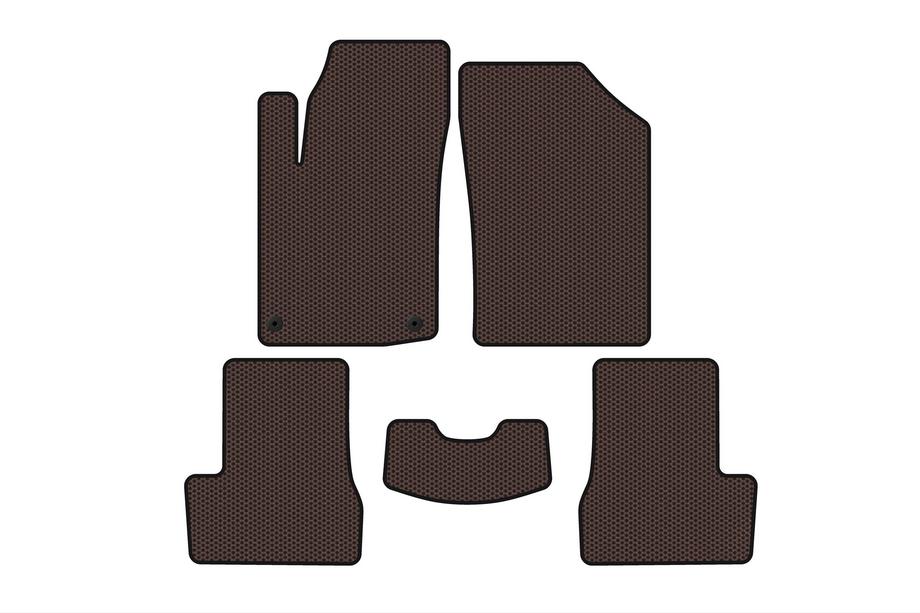 Citroen C-3 2009–2016 Gummimattor Carsuit (HB, brun) Image