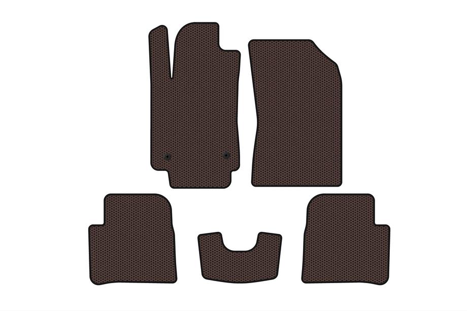 Citroen C-3 2016–2023 Gummimattor Carsuit (HB, brun) Image