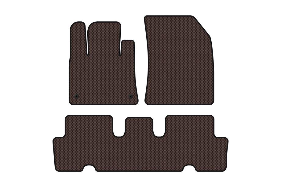 Citroen C-4 Picasso 2013–2022 Gummimattor Carsuit V1 (2 rader, bruna) Image