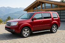 Honda Pilot 2008–2015 Sidosteg Maydos V1 (2 st, aluminium ↗ rostfritt stål) foto 1