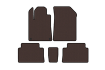 Citroen C-5 2001–2008 Gummimattor Carsuit (Brun) foto 1