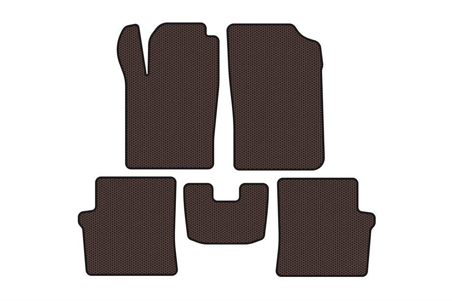 Citroen Xsara II 2000–2006 Gummimattor Carsuit (HB, 5-dörrars, brun) Image