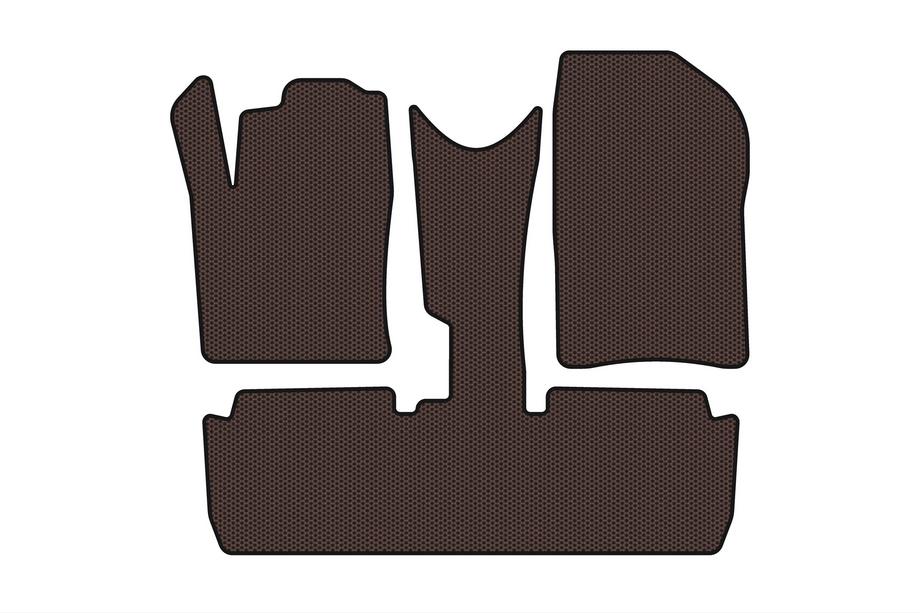 Citroen Xsara Picasso 1999–2012 Carsuit gummimattor (före facelift, bruna) Image