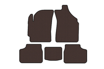 Daewoo Matiz 1998–2008 Gummimattor Carsuit (Brun) foto 1
