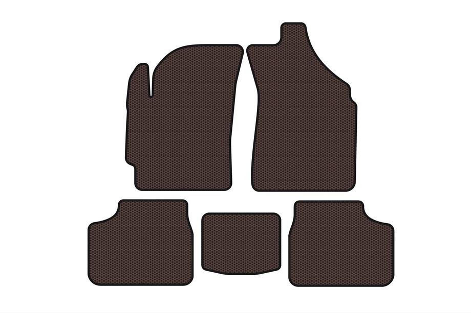 Daewoo Matiz 1998–2008 Gummimattor Carsuit (Brun) Image