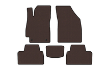 Daewoo Nubira 1997–1999 Gummimattor Carsuit (SD, brun) foto 1