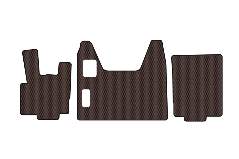 DAF XF95 2002–2006 Gummimattor Carsuit (Brun) Image