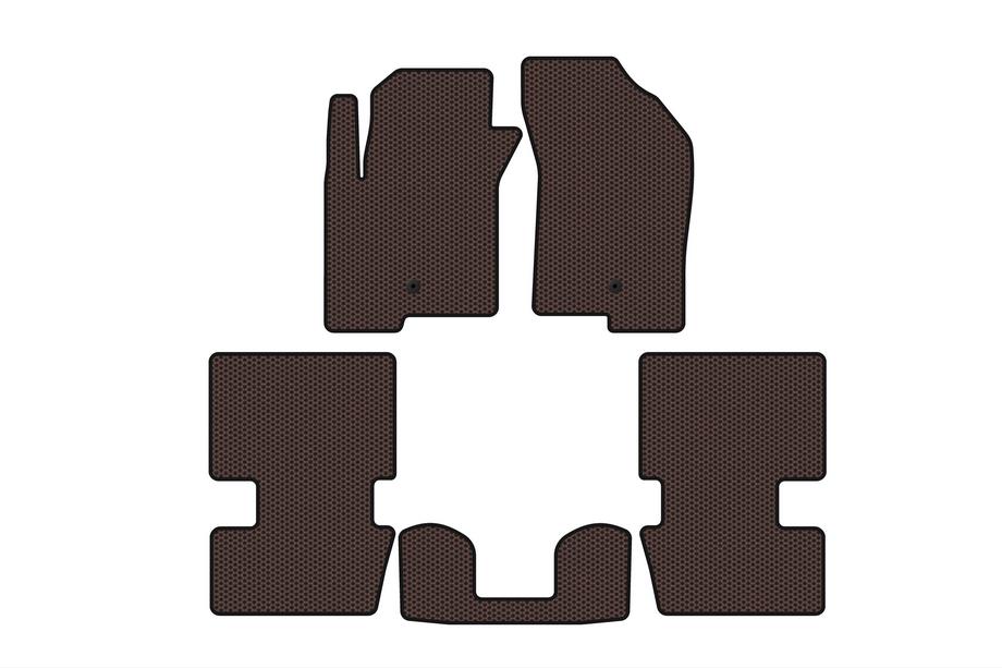 Dodge Caliber 2006–2011 Gummimattor Carsuit (HB, brun) Image