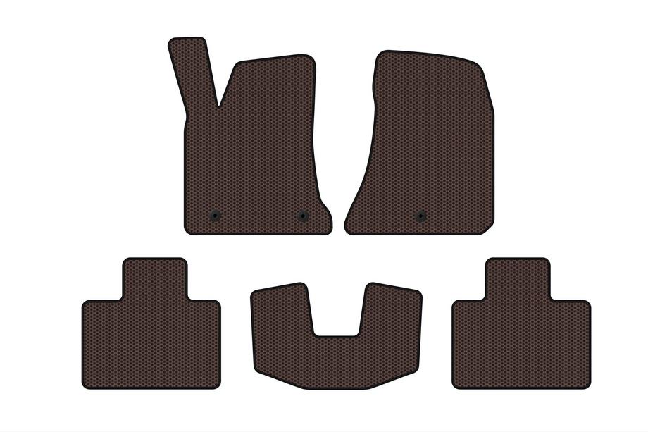 Dodge Charger 2010–2023 Gummimattor Carsuit (2015-2023, SD, brun) Image