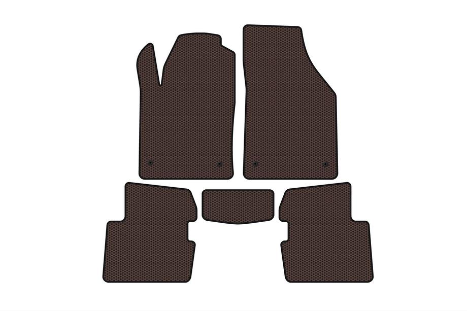 Dodge Dart 2012–2017 Gummimattor Carsuit (SD, brun) Image