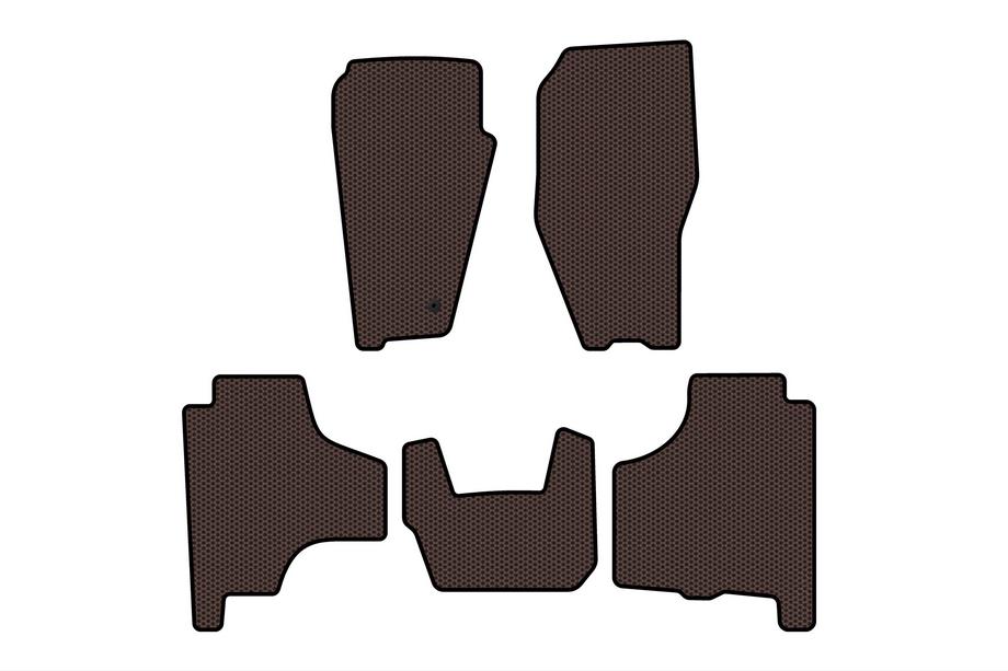 Dodge Nitro 2006–2011 Gummimattor Carsuit (Brun) Foto 1