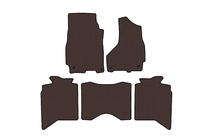 Dodge RAM (DS/DJ/D2) 2009–2024 Gummimattor Carsuit (2013+, 5-sits, brun) foto 1