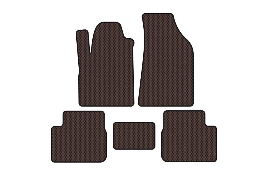 Fiat Bravo 2008–2016 Gummimattor Carsuit (Brun) Image