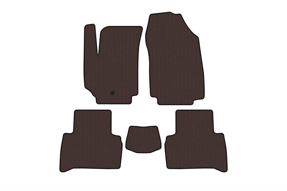 Fiat Croma 2005–2010 Gummimattor Carsuit (2007-2010, SW, brun) Image