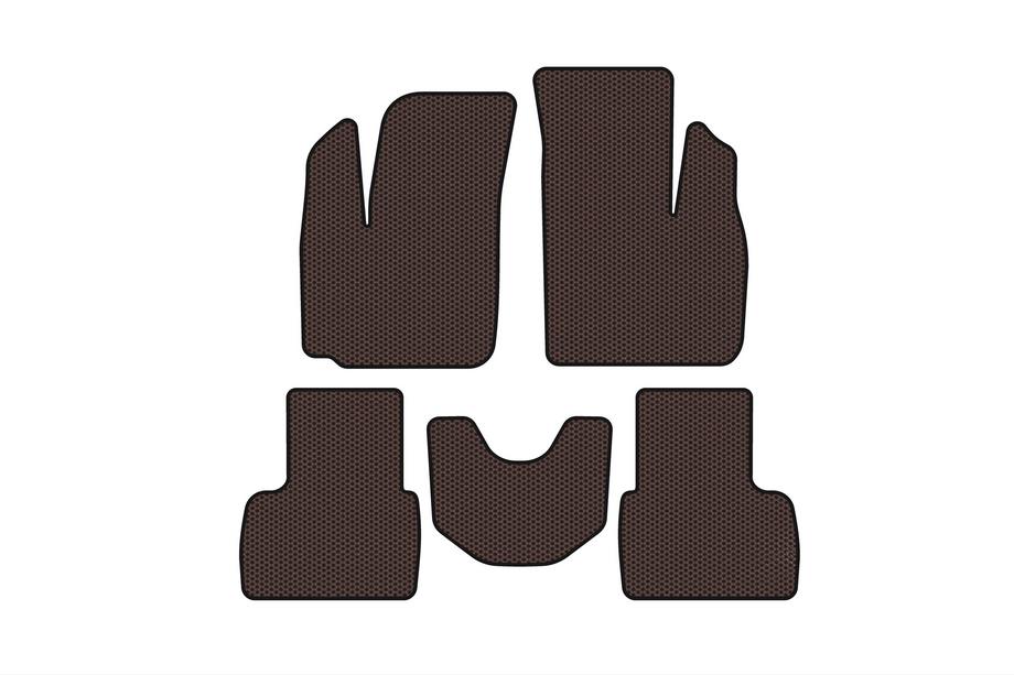Fiat Doblo I 2001–2005 Gummimattor Carsuit (Brun) Image