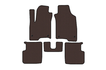 Fiat Panda 2011–2023 Gummimattor Carsuit (Brun) foto 1