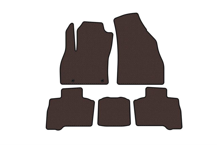 Fiat Fiorino/Qubo 2008–2024 Gummimattor Carsuit (för Qubo, 2016+, brun) Image