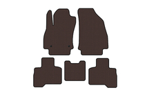 Fiat Fiorino/Qubo 2008–2024 Carsuit gummimattor för kupén (för Qubo 2008-2016, brun) foto 1