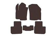 Fiat Sedici 2006–2014 Gummimattor Carsuit (HB, brun) foto 1