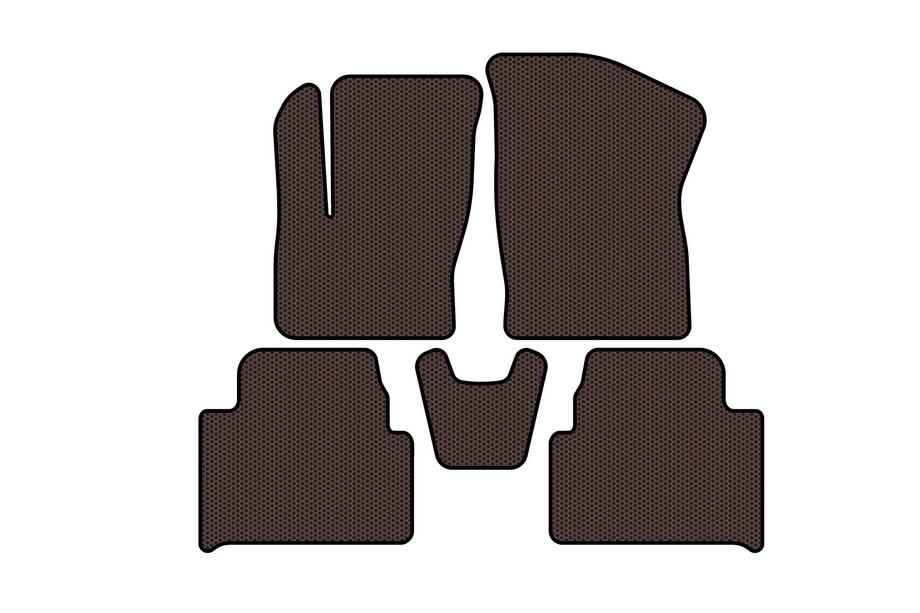 Ford C-Max 2004–2010 Gummimattor Carsuit (Brun) Image