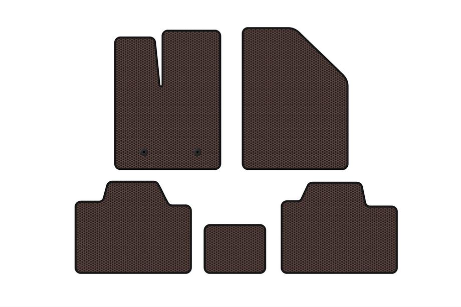 Ford Edge 2006–2014 Gummimattor Carsuit (Brun) Image