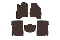 Ford Explorer 2011–2019 Gummimattor Carsuit (2017-2019, 2:a raden, 7-sits, brun) foto 1