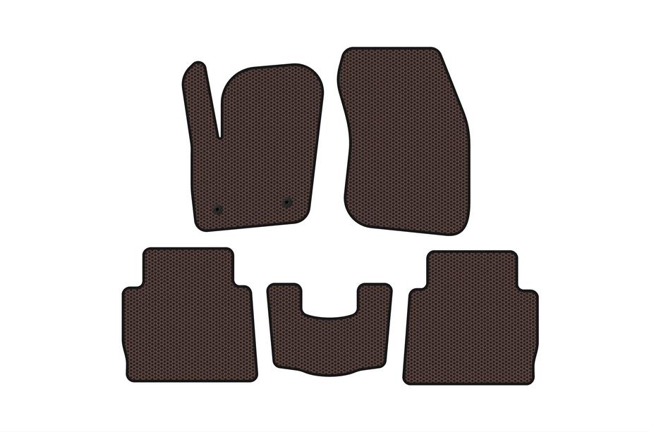 Ford Fusion 2012–2020 Gummimattor Carsuit (SD, brun) Image