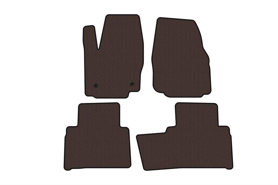 Ford Galaxy 2007–2015 Carsuit gummimattor till kupén (2 rader, brun) Image