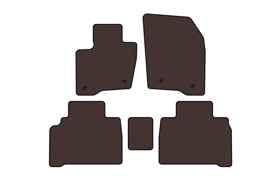 Ford Galaxy 2015– Gummimattor Carsuit (HB, brun) Foto 1