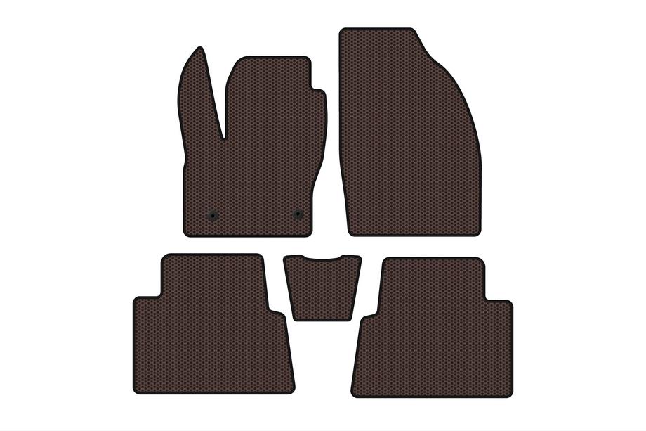Ford Kuga 2008–2013 Gummimattor Carsuit (Brun) Image