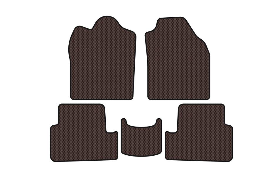 Ford Connect 2010–2013 Gummimattor Carsuit (2009-2012, brun) Image