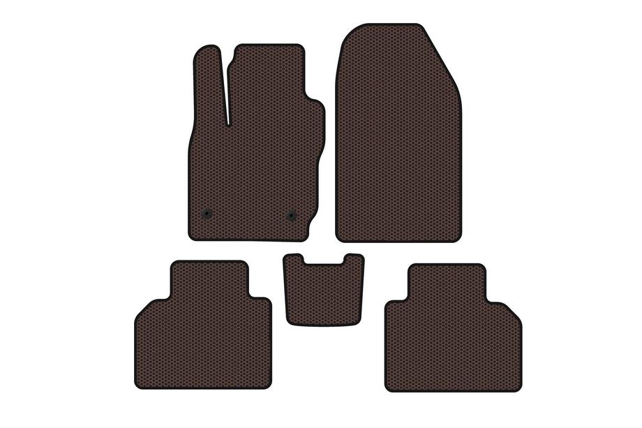 Ford Courier 2014–2023 Gummimattor Carsuit (Brun) Image
