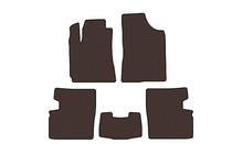 Geely Emgrand EC7 2009– Gummimattor Carsuit (2009-2014, HB, 5-dörrars, brun) foto 1