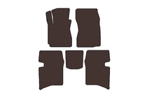 Geely MK 2006–2014 Gummimattor Carsuit (SD, brun) foto 1
