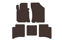 Geely MK Cross 2010–2016 Gummimattor Carsuit (Brun) foto 1