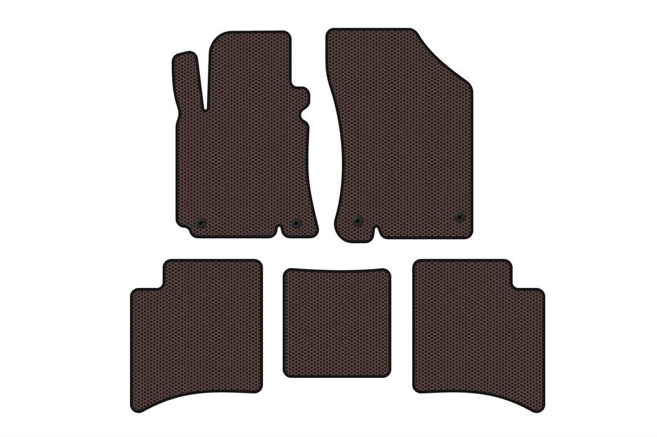 Geely MK Cross 2010–2016 Gummimattor Carsuit (Brun) Image