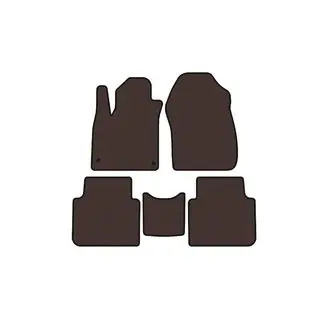 Carsuit gummimattor (7-sits, brun, 2020-2022) foto 1