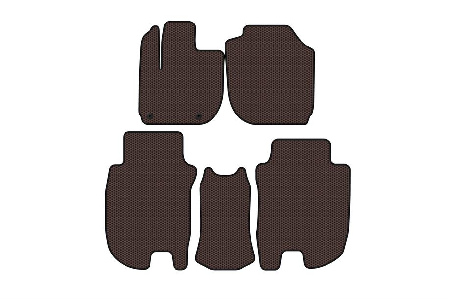 Honda HR-V 2014–2021 Gummimattor Carsuit (Brun) Image