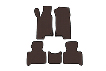 Hummer H3 2005–2010 Gummimattor Carsuit (Brun) foto 1