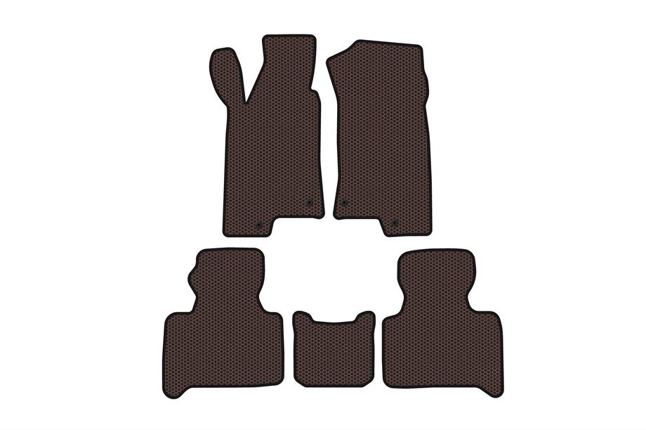 Hummer H3 2005–2010 Gummimattor Carsuit (Brun) Image
