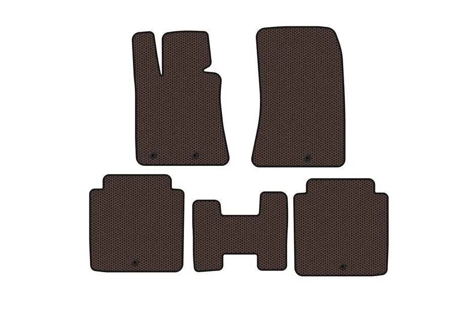 Hyundai Equus 2009–2016 Gummimattor Carsuit (Brun) Image