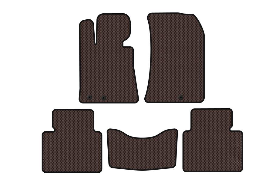 Hyundai Genesis BH 2008–2013 Gummimattor Carsuit (Brun) Foto 1