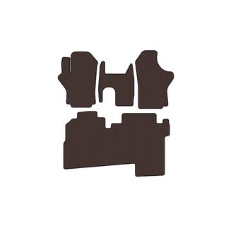 Gummimattor Carsuit (2004-2007, 2 rader, 8-sits, brun) Hyundai H200, H1, Starex 1998–2007 foto 1