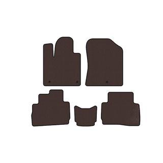 Gummimattor Carsuit (2020-2023, brun) Hyundai Santa Fe 4 2018–2023 foto 1