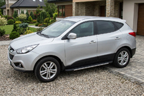 Hyundai IX-35 2010–2015 Sidosteg Duru (2 st, aluminium) foto 1