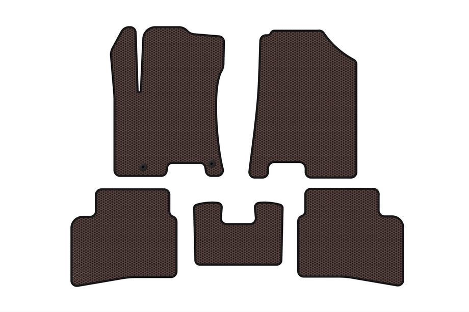 Hyundai Venue 2019– Gummimattor Carsuit (Brun) Image