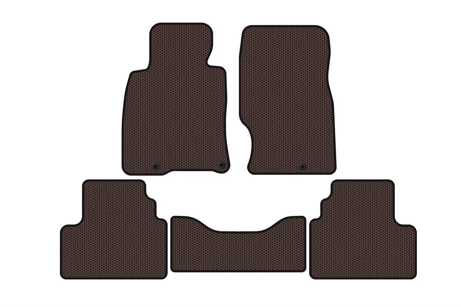 Infiniti G25/G35/37 (V36/CV36) 2006–2015 Gummimattor Carsuit (G25-G35, SD, brun) Foto 1