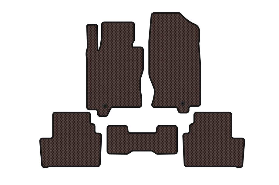 Infiniti G25/G35/37 (V36/CV36) 2006–2015 Gummimattor Carsuit (G35 S, Coupe, brun) Image