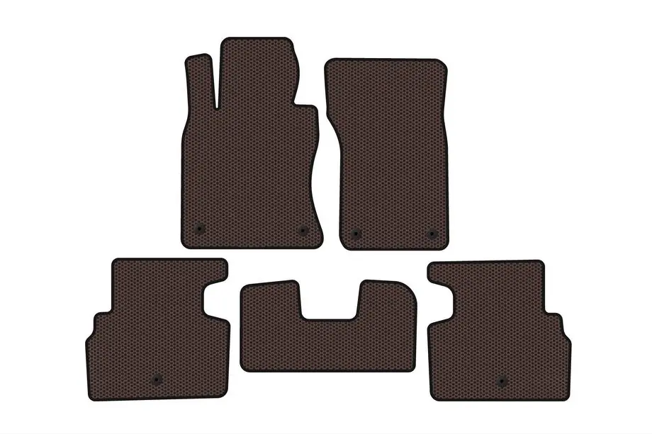 Infiniti Q50/Q60 2013–2024 Gummimattor Carsuit (SD, brun) Foto 1